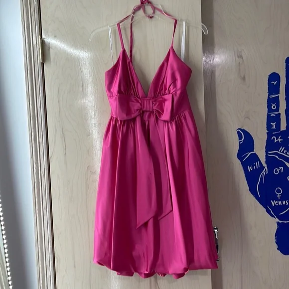 short puffy homecoming dresses Strapless Short Puff-Sleeve Homecoming Dress -PromGirl Lavender / 4 main image 1